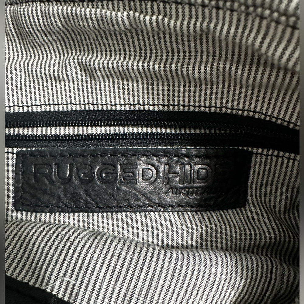 Black Leather Crossbody Bag - Picture 5 of 5